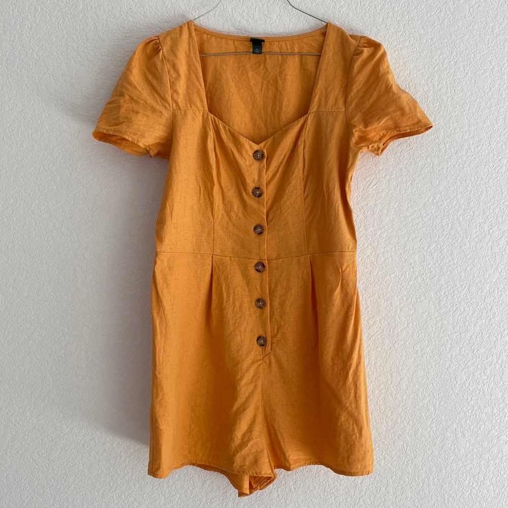 ORANGE ROMPER